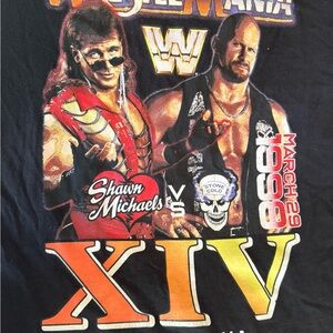 WWE 1998 WrestleMania  XIV Boston the rock vs Shawn Michaels. Vintage!
